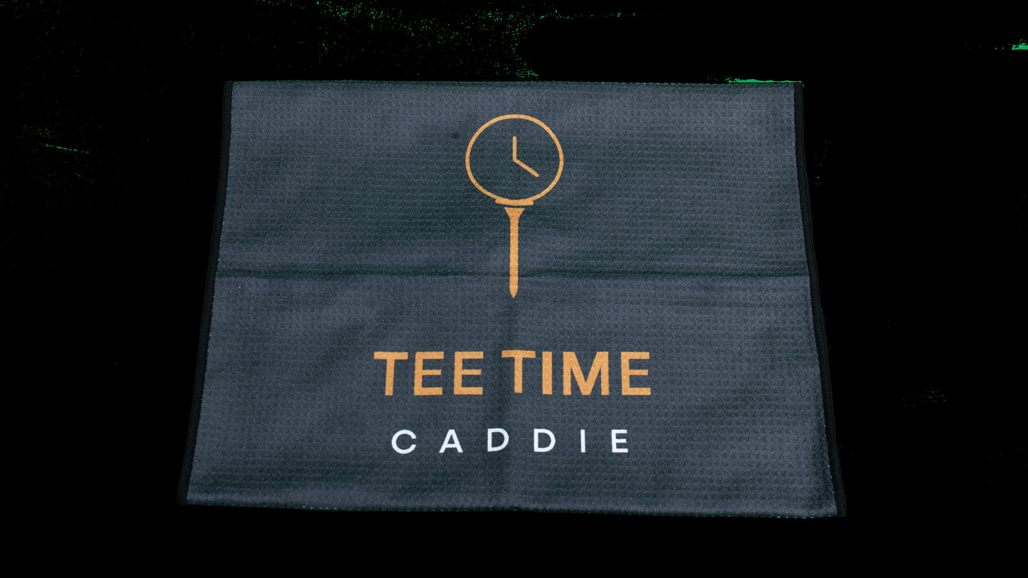 Tee Time Microfiber Golf Towel